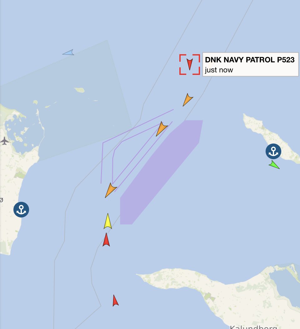 3 Danish navy ships are converging on the Chinese vessel suspect of cutting communication cables right now